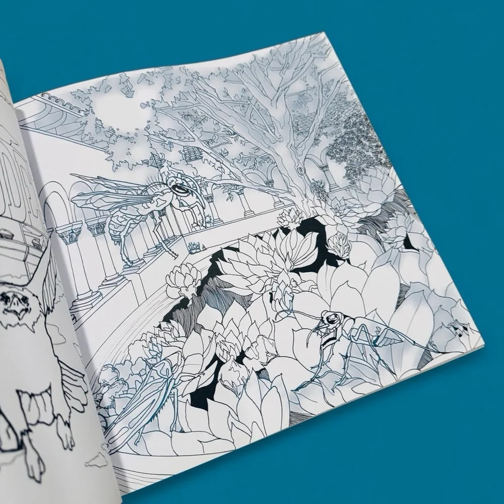 Wildlife of New York: A Five-Borough Coloring Book by Giada Crispieles